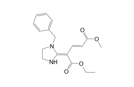 1-Benzyl-2-(1-ethoxycarbonyl-3-methoxycarbonylprop-2-enylidene)-2,3,4,5-tetrahydro-imidazole