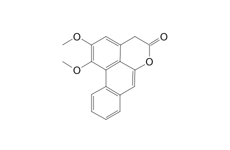 1,2-Dimethoxy-6a,7-dehydrodibenzo[de,f]chromanone