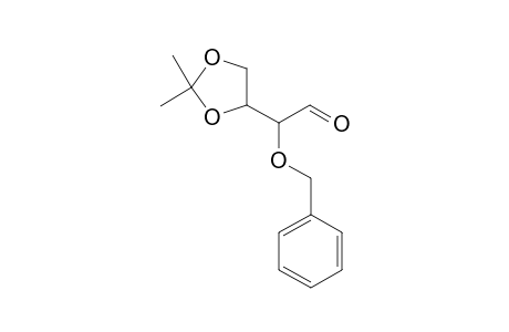 2-(benzyloxy)-2-(2,2-dimethyl-1,3-dioxolan-4-yl)acetaldehyde