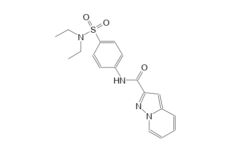 pyrazolo[1,5-a]pyridine-2-carboxamide, N-[4-[(diethylamino)sulfonyl]phenyl]-