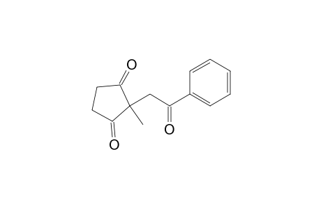 2-Methyl-2-(2-oxo-2-phenylethyl)-1,3-cyclopentanedione