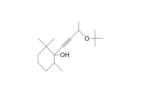 2,2,6-Trimethyl-1-(3-tert-butyloxy-but-1-ynyl)-cyclohexanol