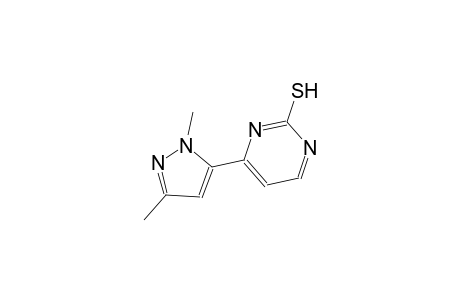 4-(1,3-dimethyl-1H-pyrazol-5-yl)-2-pyrimidinethiol