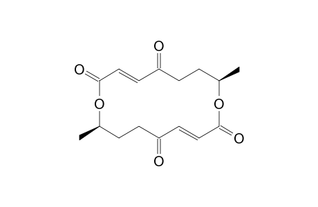 trans-,trans-8(R),16(R)-DIMETHYL-1,9-DIOXACYCLOHEXADECA-3,11-DIEN-2,5,10,13-TETRONE