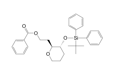 2-[(2S,3R)-3-[tert-butyl(diphenyl)silyl]oxyoxan-2-yl]ethyl benzoate