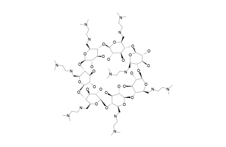 PER-6-[(N,N-DIMETHYL-(2-AMINOETHYL)-AMINO]-6-DEOXY-ALPHA-CYClODEXTRIN