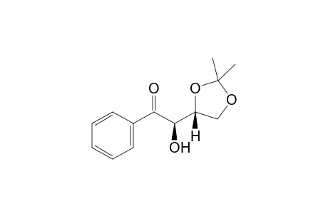 (2R)-2-[(4R)-2,2-dimethyl-1,3-dioxolan-4-yl]-2-hydroxy-1-phenyl-ethanone