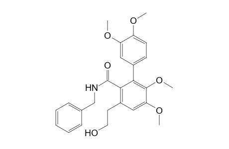 [1,1'-Biphenyl]-2-carboxamide, 3-(2-hydroxyethyl)-3',4',5,6-tetramethoxy-N-(phenylmethyl)-