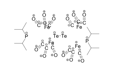 Iron(I) bis[diisopropylphosphanide]ditelluride dodecacarbonyl
