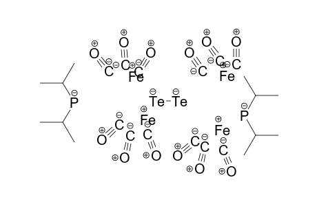 Iron(I) bis[diisopropylphosphanide]ditelluride dodecacarbonyl