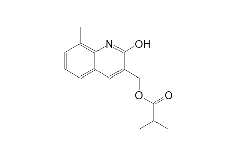 (2-hydroxy-8-methyl-3-quinolinyl)methyl 2-methylpropanoate