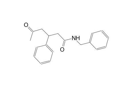 N-benzyl-5-oxo-3-phenylhexanamide
