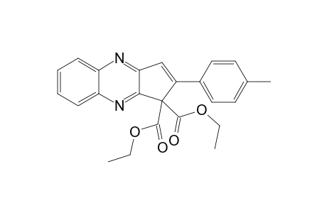 Diethyl 2-p-tolyl-1H-cyclopenta[b]quinoxaline-1,1-dicarboxylate