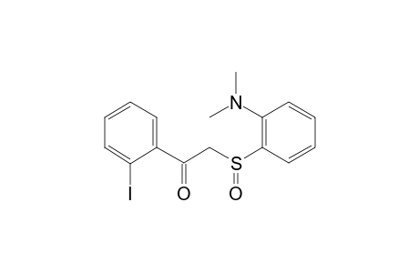 2-(2-dimethylaminophenyl)sulfinyl-1-(2-iodophenyl)ethanone