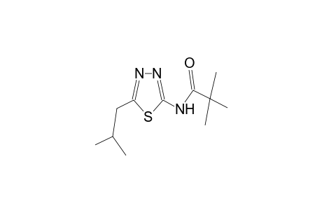 N-(5-isobutyl-1,3,4-thiadiazol-2-yl)pivalamide