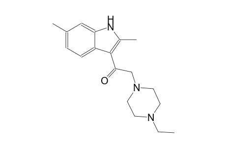 1-(2,6-dimethyl-1H-indol-3-yl)-2-(4-ethyl-1-piperazinyl)ethanone
