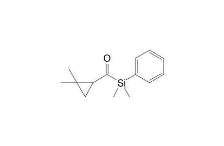 2,2-Dimethylcyclopropyl dimethylphenylsilyl ketone