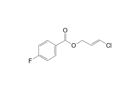 4-Fluorobenzoic acid, 3-chloroprop-2-enyl ester