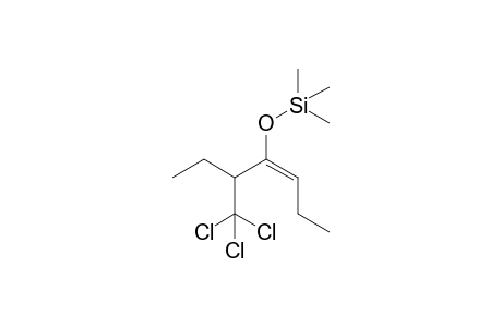 E-5-Trichloromethyl-4-trimethylsilyloxy-3-heptene