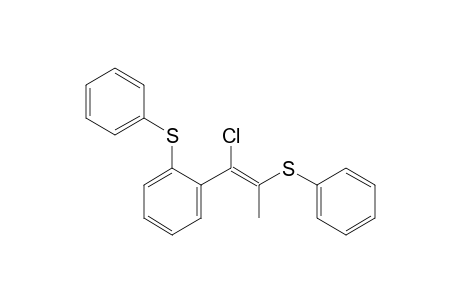 1-Chloro-2-phenylsulfanyl-1-[o-(phenylsulfanyl)phenyl]prop-1-ene