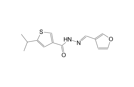 N'-[(E)-3-furylmethylidene]-5-isopropyl-3-thiophenecarbohydrazide