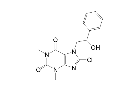 8-CHLORO-7-(beta-HYDROXYPHENETHYL)THEOPHYLLINE