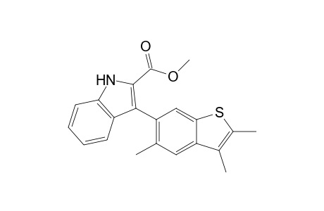 3-(2,3,5-trimethyl-1-benzothiophen-6-yl)-1H-indole-2-carboxylic acid methyl ester