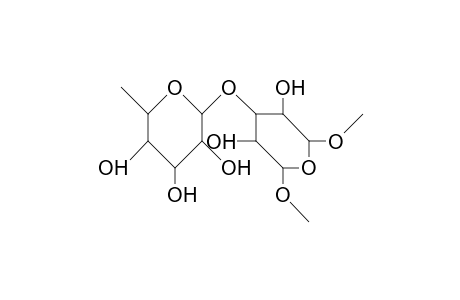 Methyl B-L-fucopyranosyl(1->3)-A-D-galactopyrano side