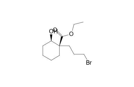 (1R,2R)-1-(3-bromopropyl)-2-hydroxy-1-cyclohexanecarboxylic acid ethyl ester