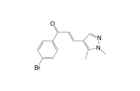 (E)-1-(4-bromophenyl)-3-(1,5-dimethyl-4-pyrazolyl)-2-propen-1-one