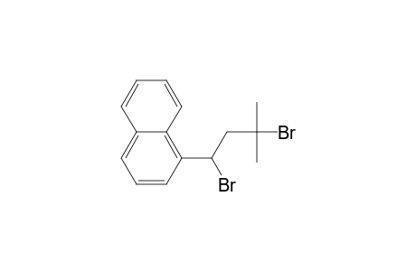 Naphthalene, 1-(1,3-dibromo-3-methylbutyl)-