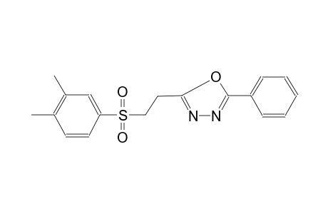 1,3,4-oxadiazole, 2-[2-[(3,4-dimethylphenyl)sulfonyl]ethyl]-5-phenyl-