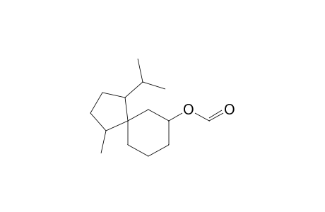 Spiro[4.5]decan-7-ol, 1-methyl-4-(1-methylethyl)-, formate