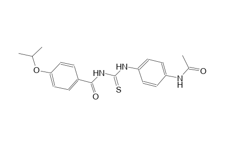 N-[4-({[(4-isopropoxybenzoyl)amino]carbothioyl}amino)phenyl]acetamide