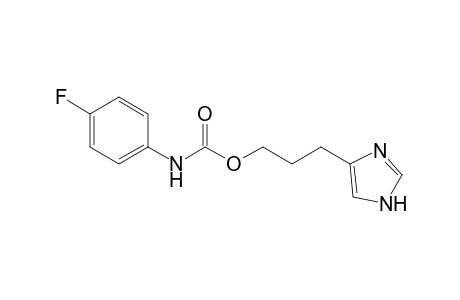 3-(1H-imidazol-5-yl)propyl N-(4-fluorophenyl)carbamate