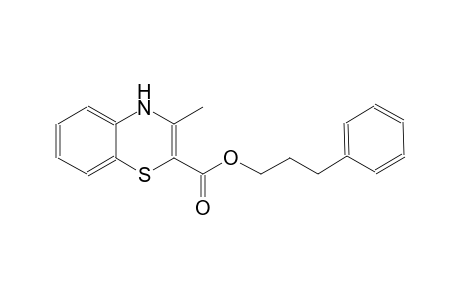 4H-1,4-benzothiazine-2-carboxylic acid, 3-methyl-, 3-phenylpropyl ester
