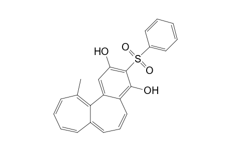 12-Methyl-3-(phenylsulfonyl)benzo[a]heptalene-2,4-diol
