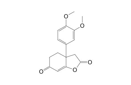 3a-(3,4-dimethoxyphenyl)-2,3,3a,4,5,6 -hexahydro-2,6 -benzofurandione