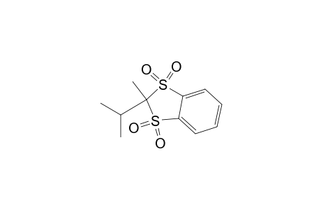 1,3-Benzodithiole, 2-methyl-2-(1-methylethyl)-, 1,1,3,3-tetraoxide