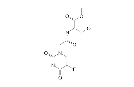 (S)-METHYL-2-[2-(5-FLUORO-2,4-DIOXO-3,4-DIHYDROPYRIMIDIN-1(2H)-YL)-ACETAMIDO]-3-HYDROXYPROPANOATE