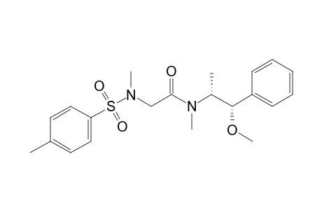 N-Methyl-N-tosyl-N'-[(1R,2S)-ephedrinyl]sarcosinamide