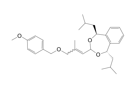 3-[3-(p-Methoxybenzyloxy)-2-methylpropenyl]-1,5-anti-diisobutylbenzo[e]-1,3]dioxepane
