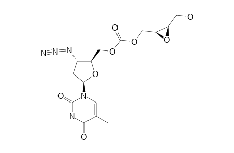 3'-AZIDO-3'-DEOXYTHYMIDIN-5'-YL-O-(CIS-4-HYDROXY-2,3-EPOXYBUTYL)-CARBONATE