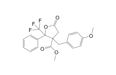 Methyl 3-(4-methoxybenzyl)-5-oxo-2-phenyl-2-(trifluoromethyl)tetrahydrofuran-3-carboxylate