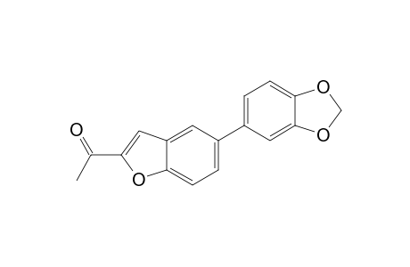 2-Acetyl-5-(3,4-methylenedioxyphenyl)benzofuran