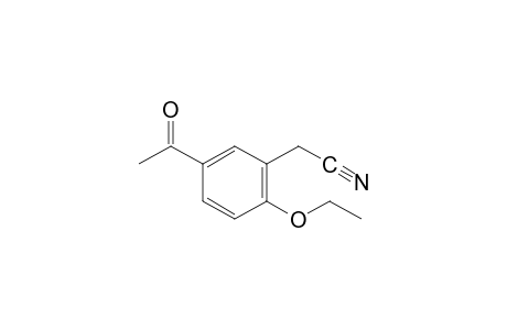 (5-acetyl-2-ethoxyphenyl)acetonitrile