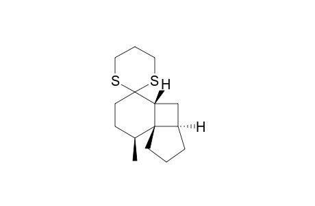 (3aR,4aR,8S,8aS)-8-Methyloctahydro-6H-spiro{cyclopenta[1,4]cyclobuta[1,2]benzene-5,2'-[1,3]dithiane}