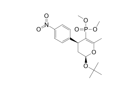 2-TERT.-BUTOXY-5-(DIMETHOXYPHOSPHORYL)-3,4-DIHYDRO-6-METHYL-4-(4-NITROPHENYL)-2H-PYRAN;CIS-ISOMERE