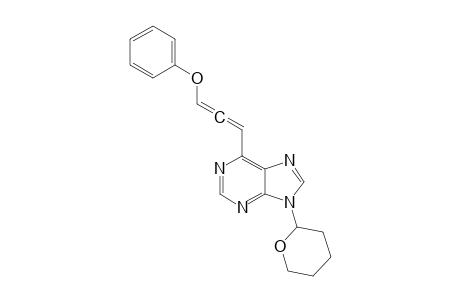 6-(3-phenoxypropa-1,2-dienyl)-9-tetrahydropyran-2-yl-purine