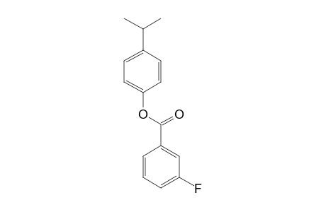 3-Fluorobenzoic acid, 4-isopropylphenyl ester